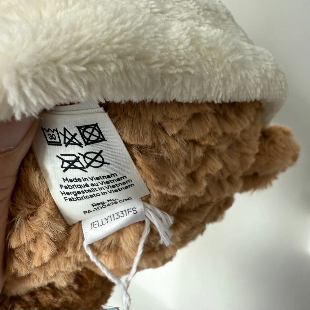 AUTHENTIC Jellycat Bartholomew Bear Bathrobe - BNWT - FAST SHIPPING! - Picture 7 of 7